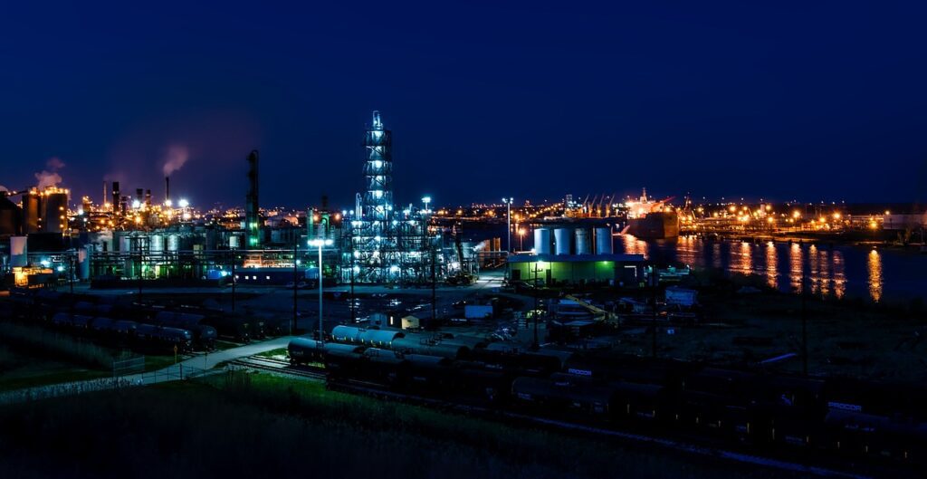 petrochemical plant